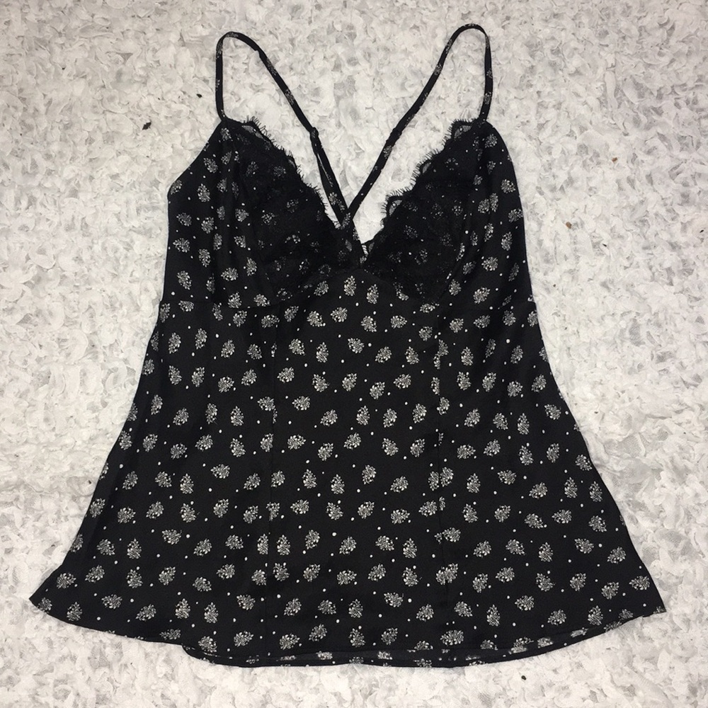 Black and white tank top